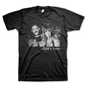 Ozzy & Lemmy Hellraisers Shirt Heavy Metal Legends Graphic Tee Rock Icon Tribute